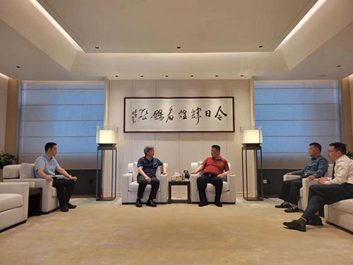 上海ag真人平台官方集团总经理张世洪一行赴山西企业走访座谈(图1)